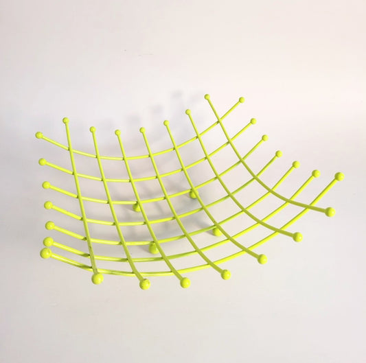 bol à fruits vintage quadrillé