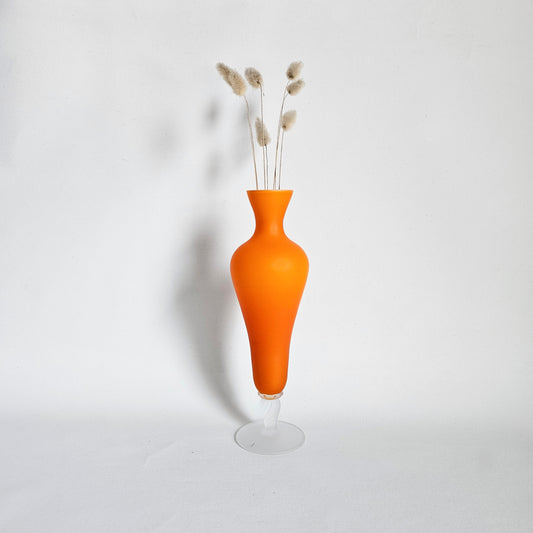 soliflore vintage en verre soufflé