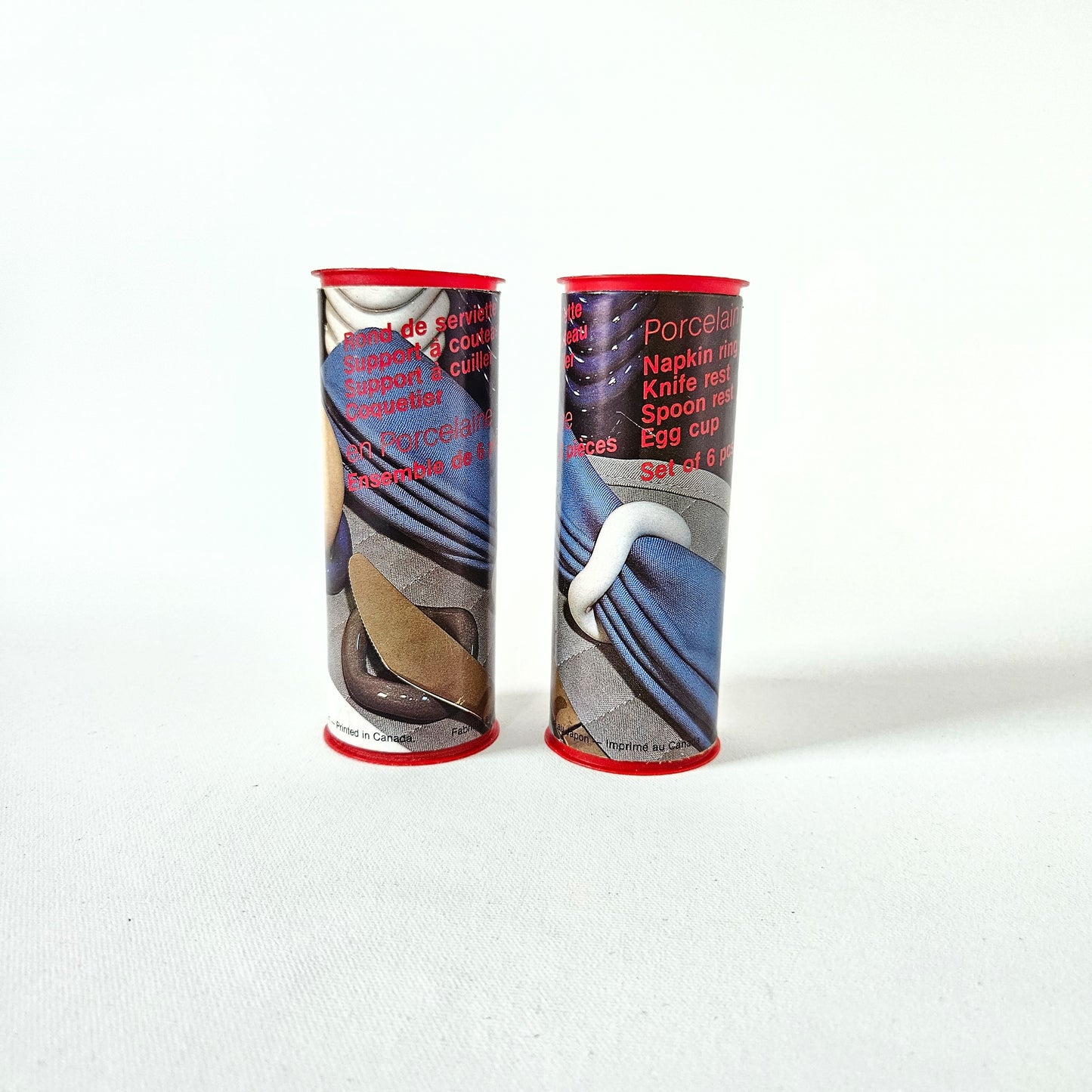 coquetiers-ronds de serviettes-porte-couteaux wavy x6