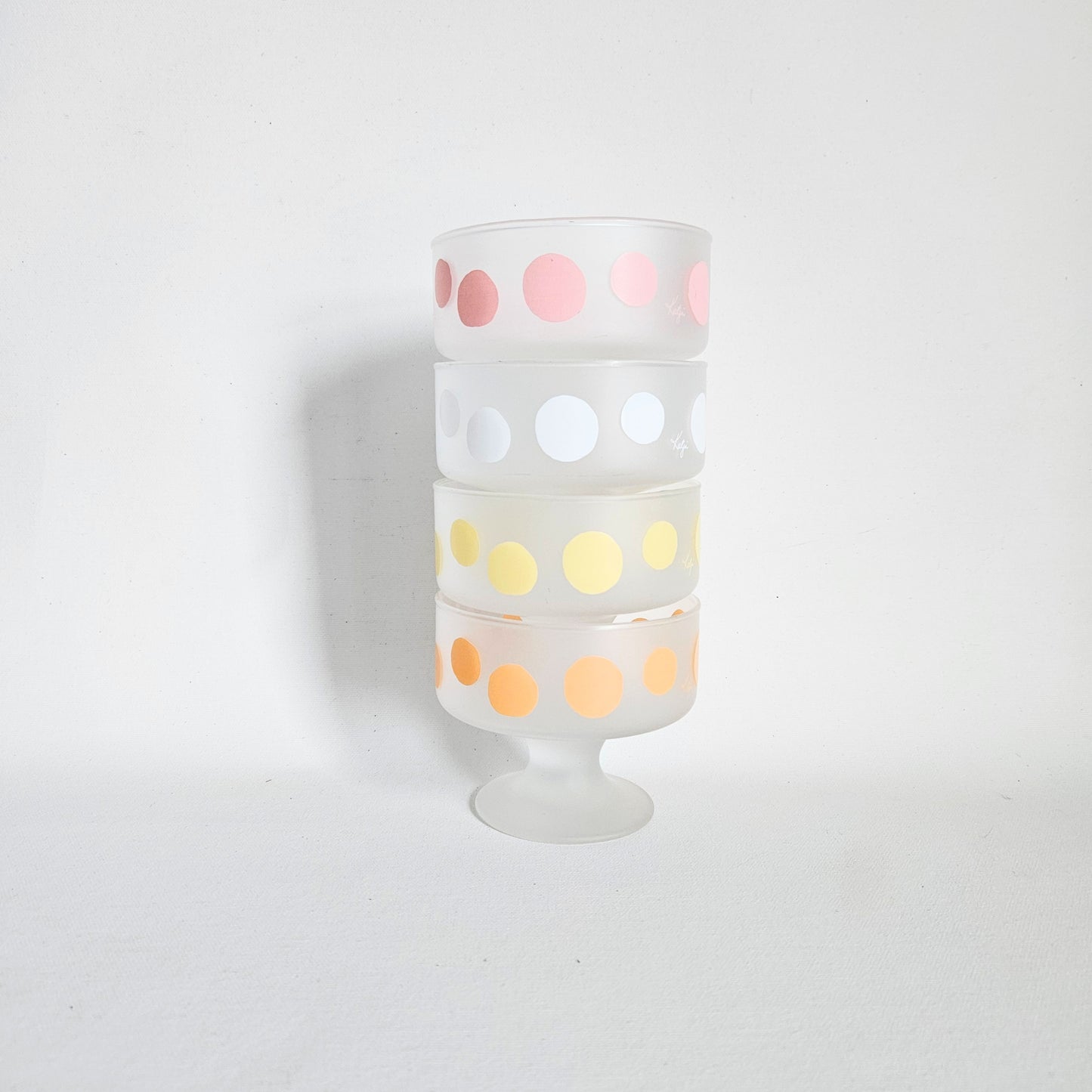 coupes à dessert à pois Katja, Japan x4