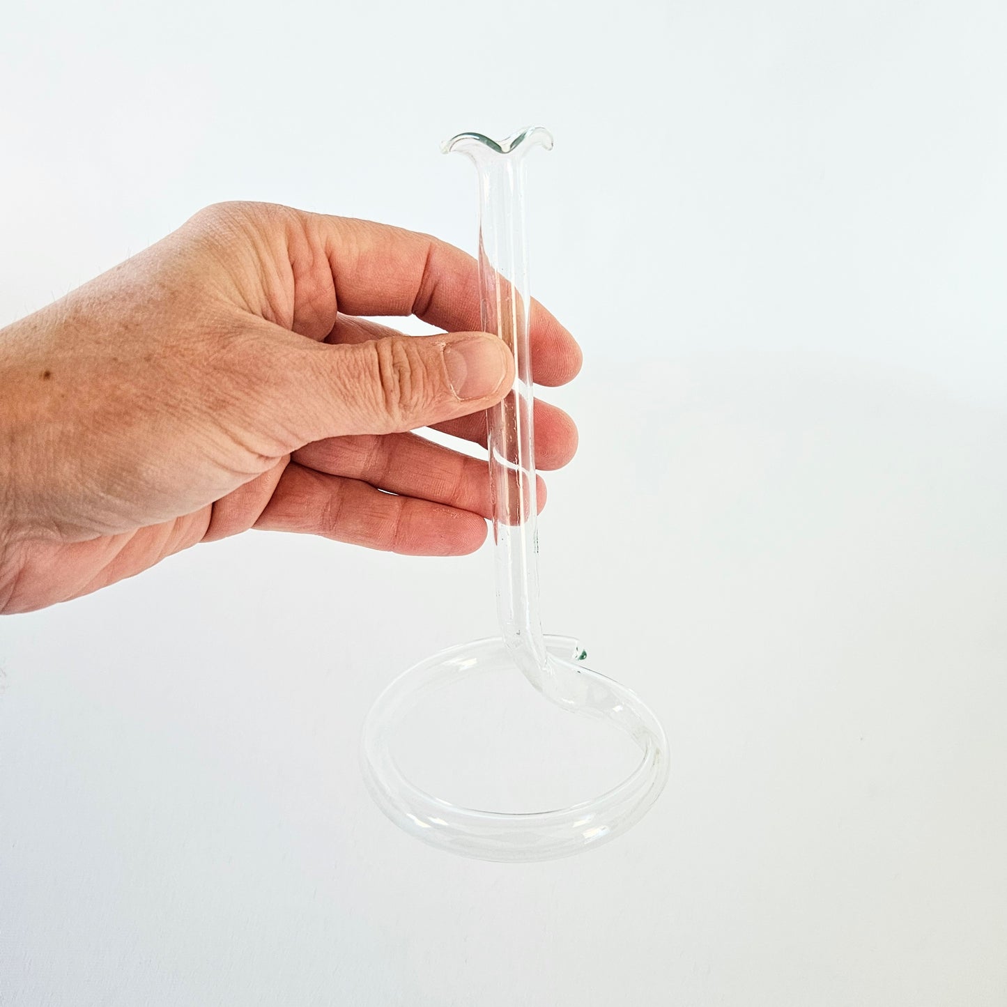 soliflore mini en verre clair