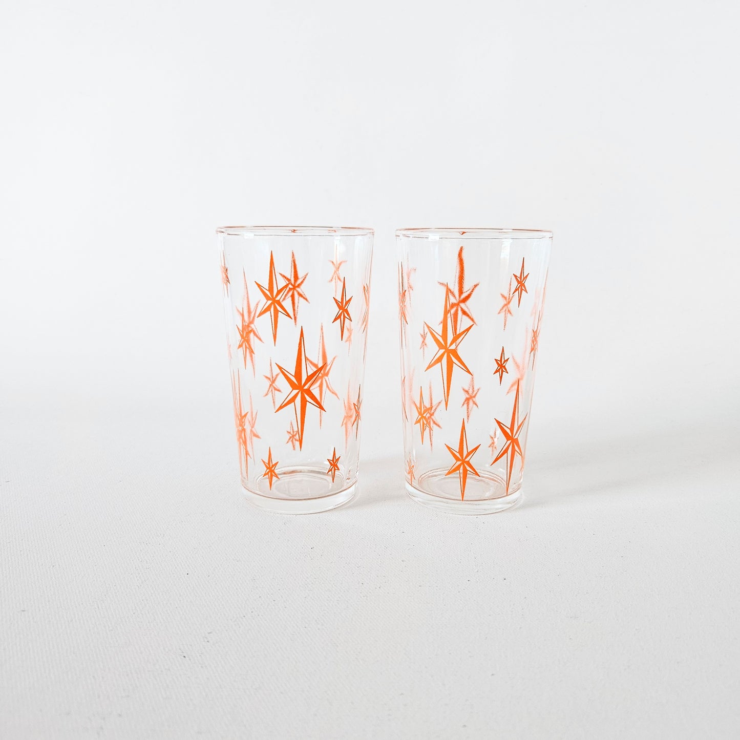 verres à motifs vintage, Atomic Starbust x2