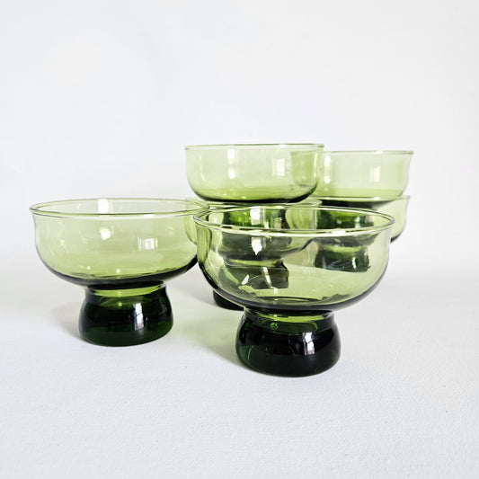 coupes à dessert vintage Anchor Hocking, USA x6