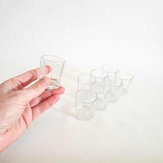 verres à shot vintage Octime x2