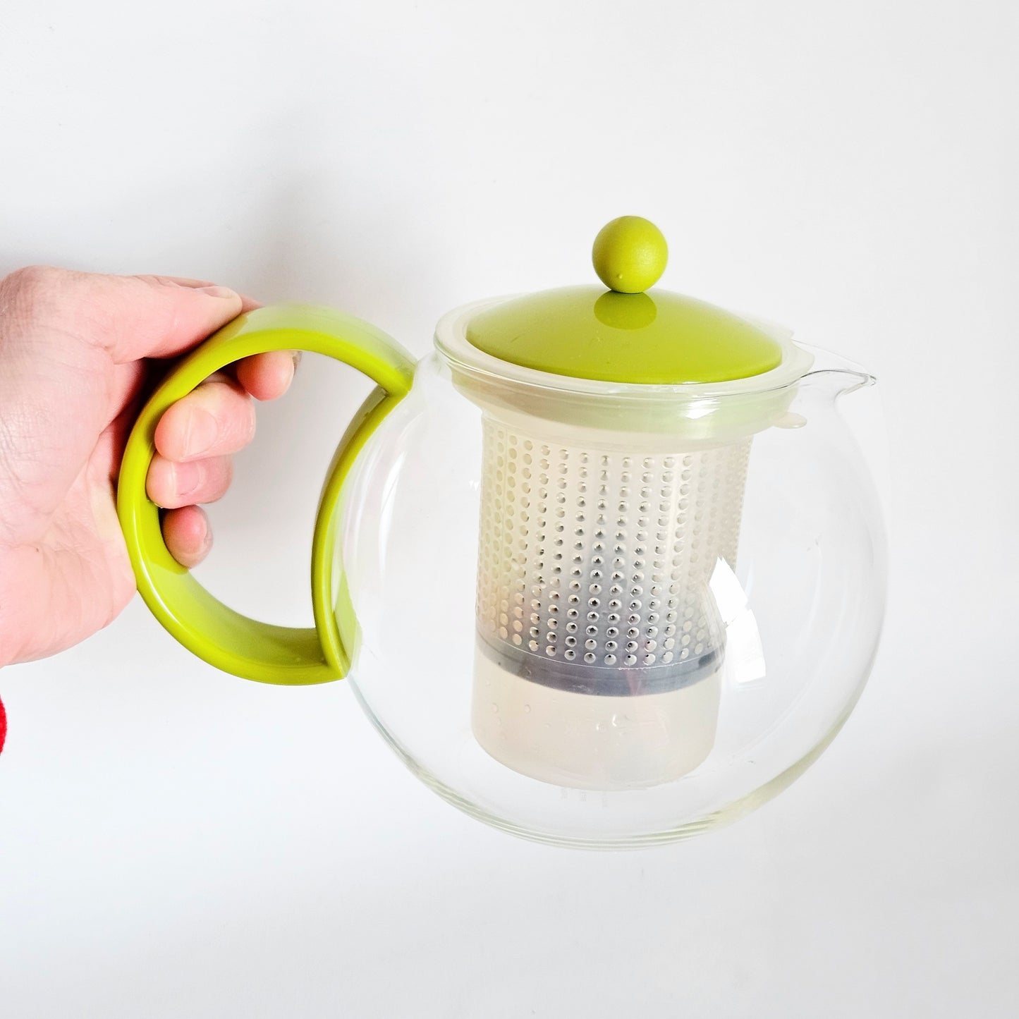 théière ronde à piston, Bodum