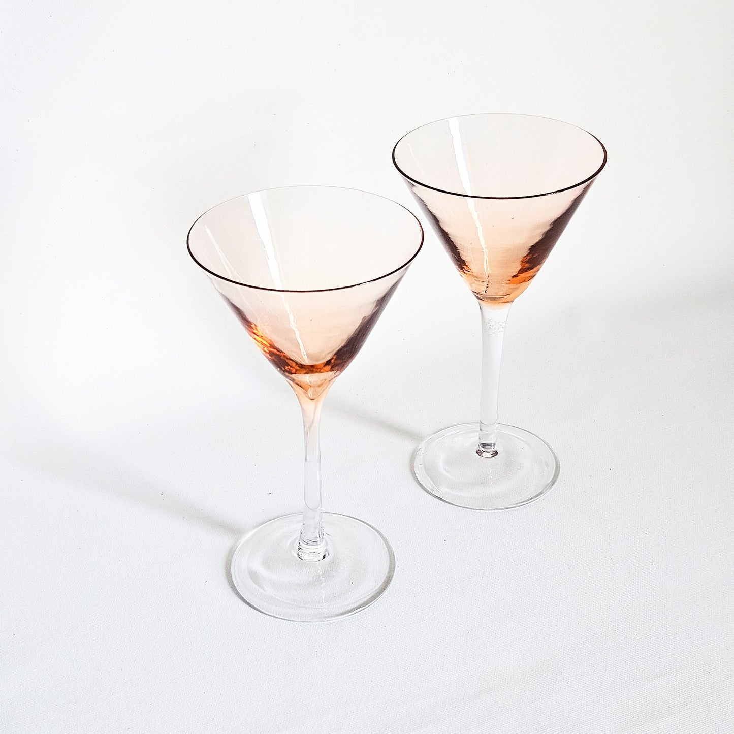 coupes à cocktail/martini x2