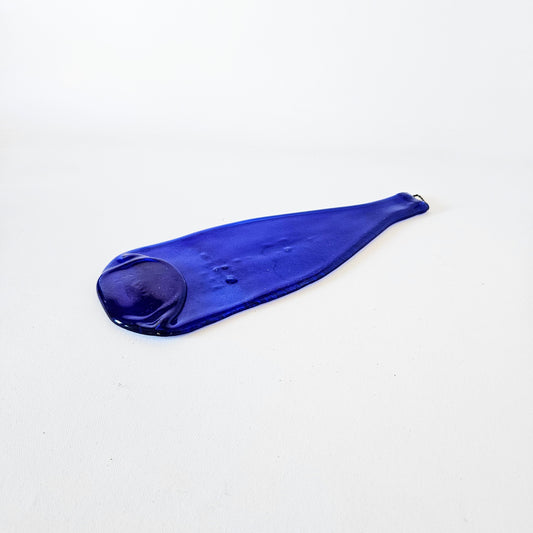 bouteille bleue murale