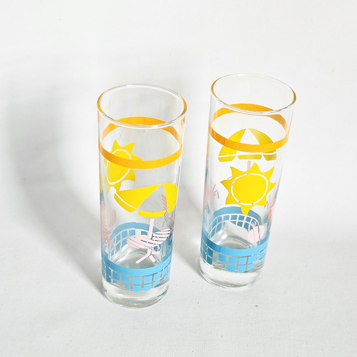 verres high ball Tropical Beach, Tom Collins x2