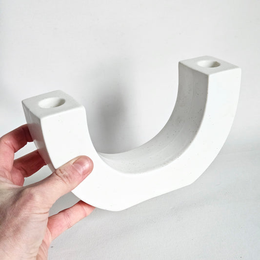 bougeoir double en céramique, Paddywax