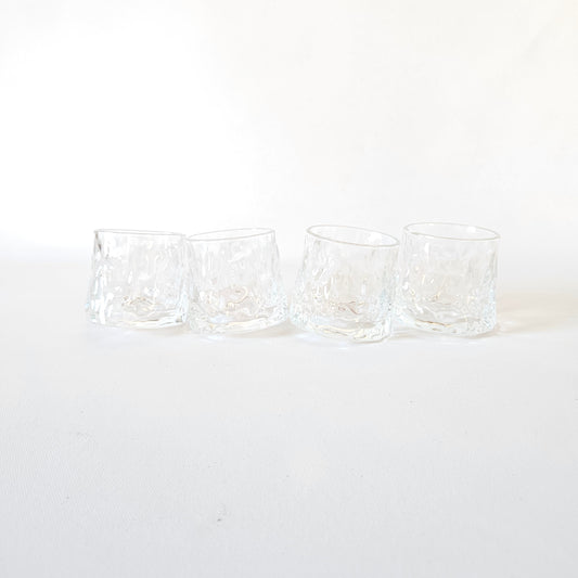 verres à whisky à bascule x4