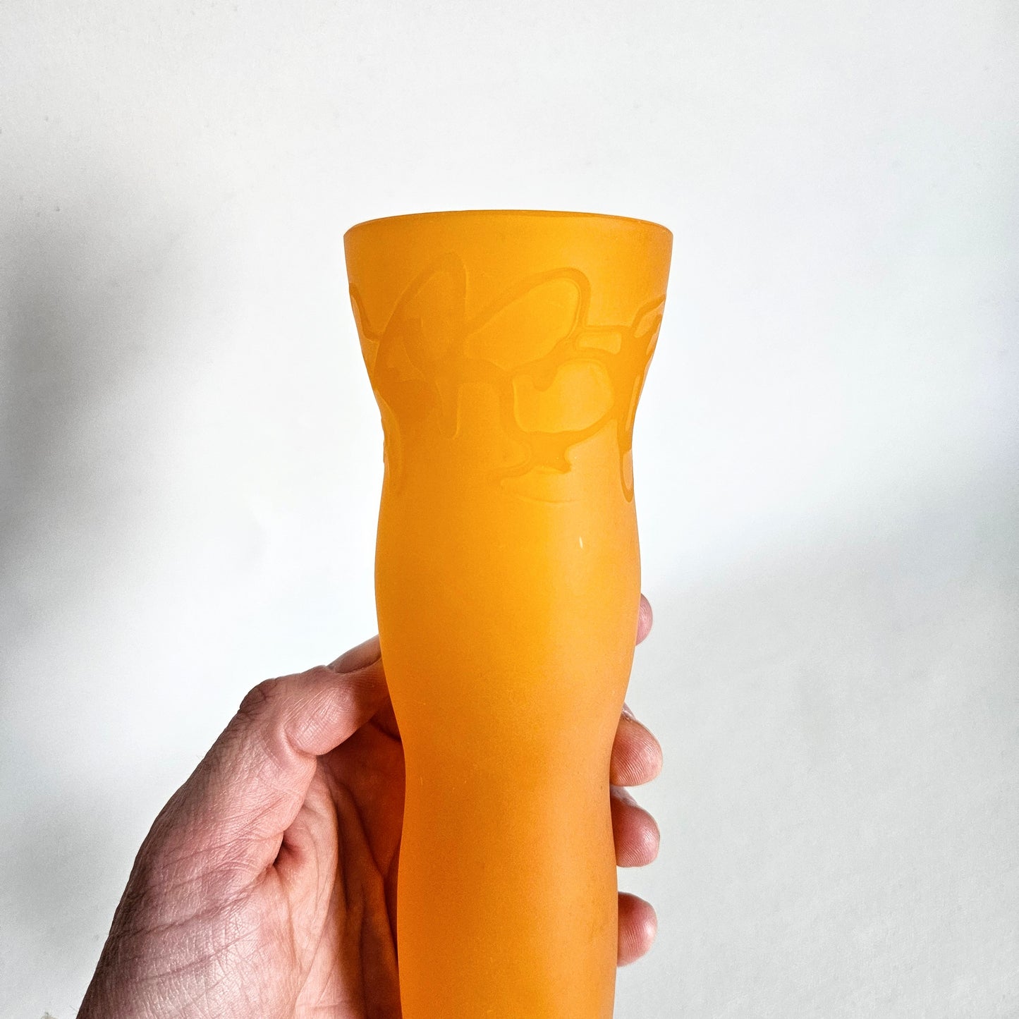 soliflore vintage wavy en verre soufflé