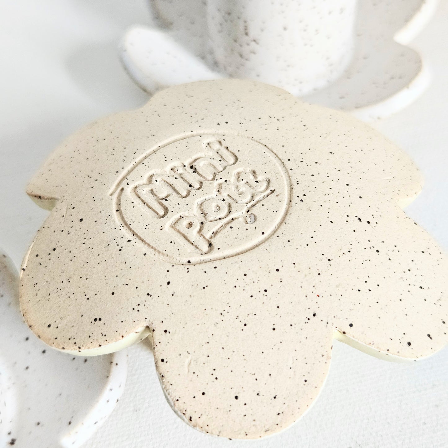 bougeoir Fleur en céramique, Mini Pott