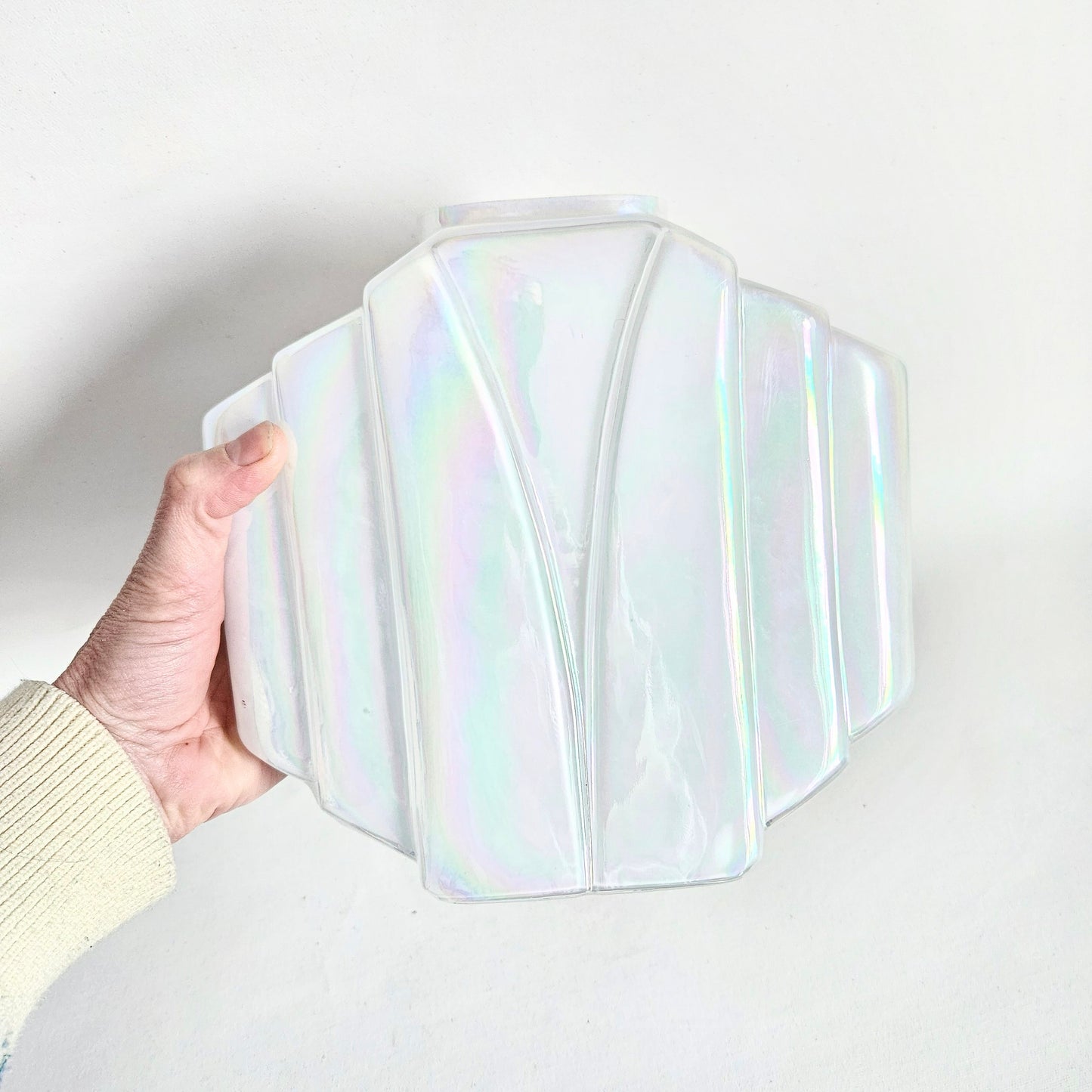 vase art deco iridescent