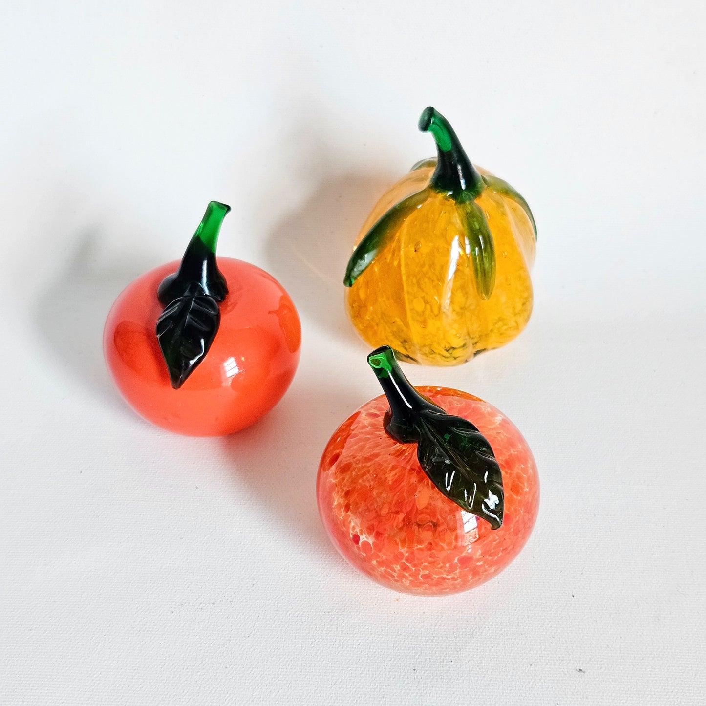 fruits en verre soufflé