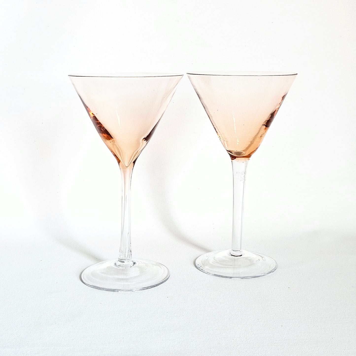 coupes à cocktail/martini x2