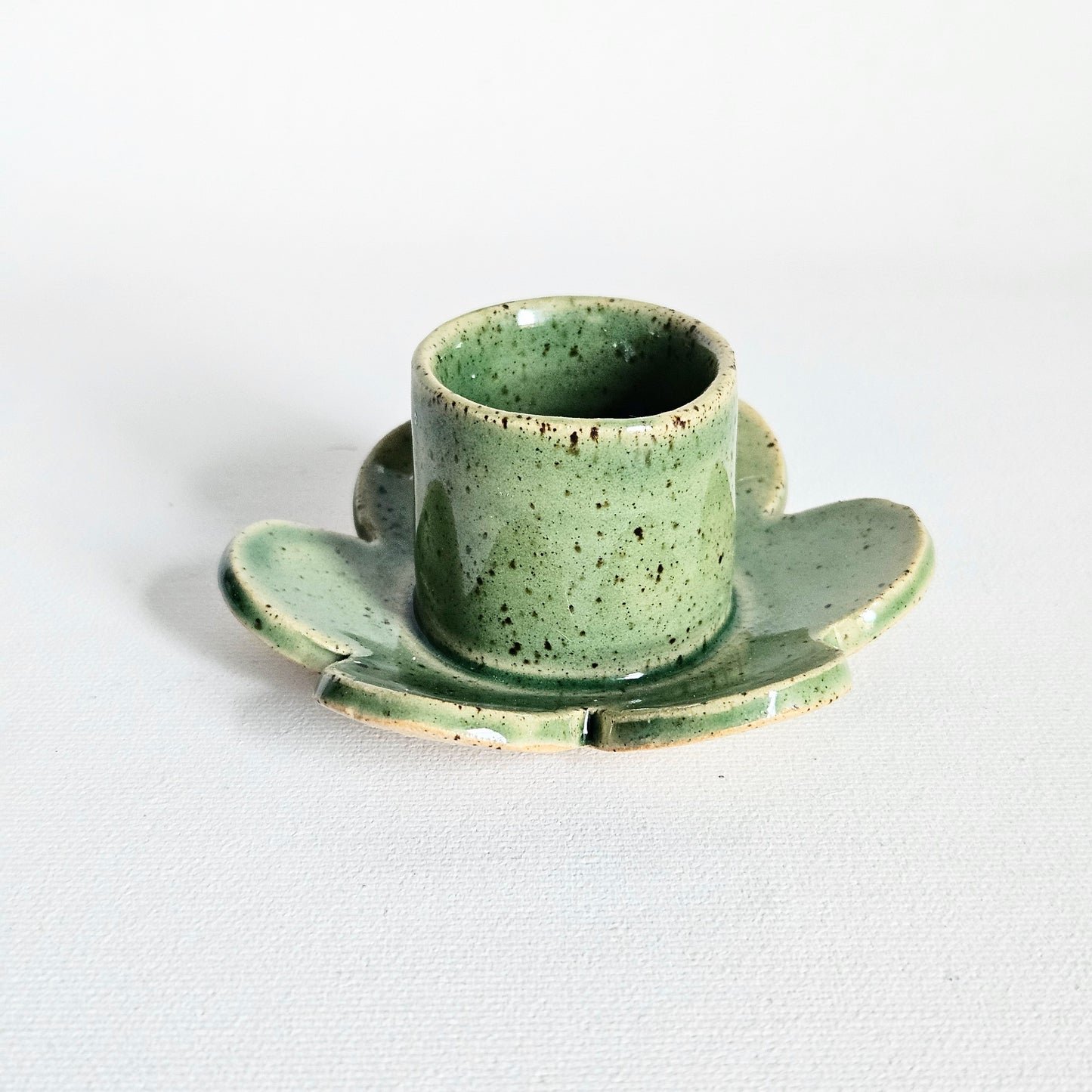 bougeoir Fleur en céramique, Mini Pott