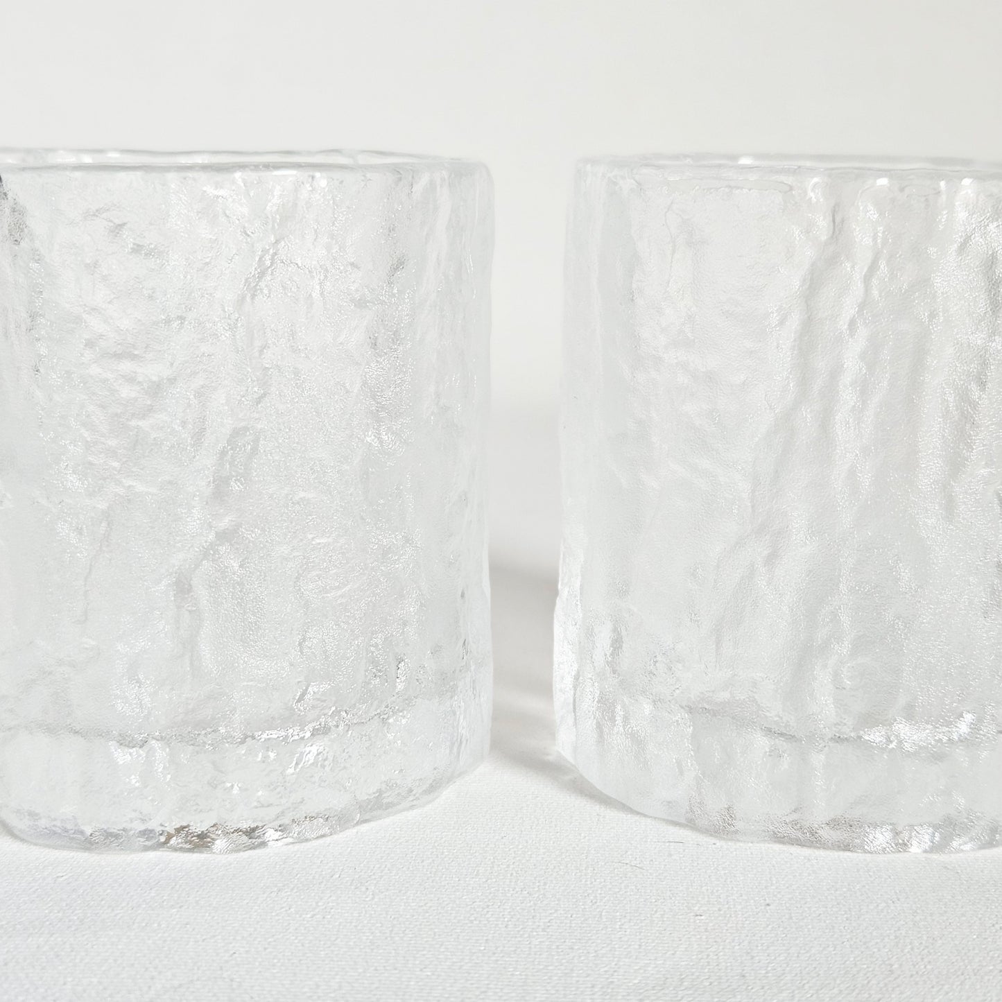 verres à whisky texturés x2