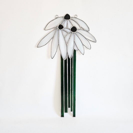 sculpture Fleurs en vitrail