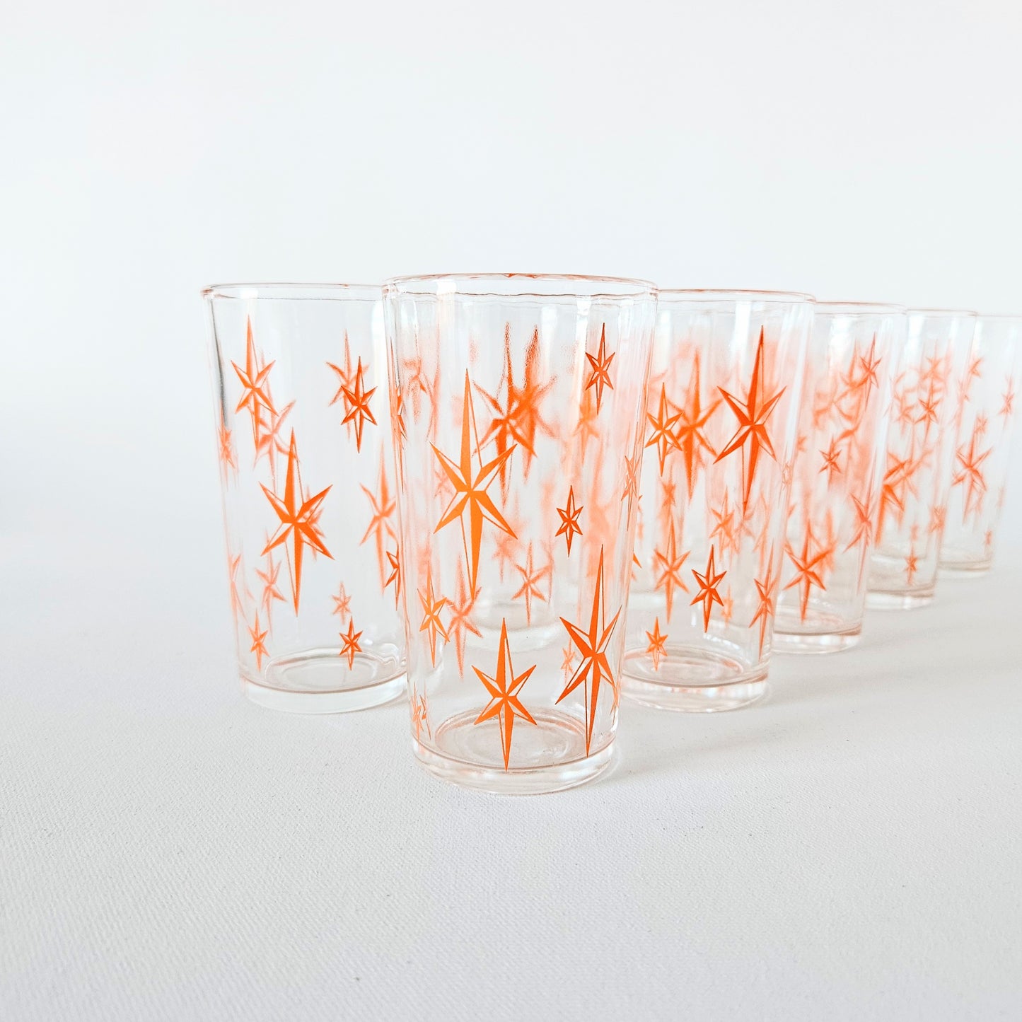 verres à motifs vintage, Atomic Starbust x2