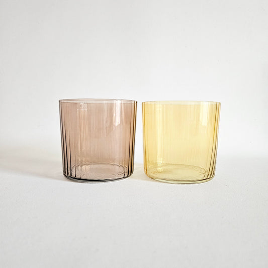verres ondulés x2