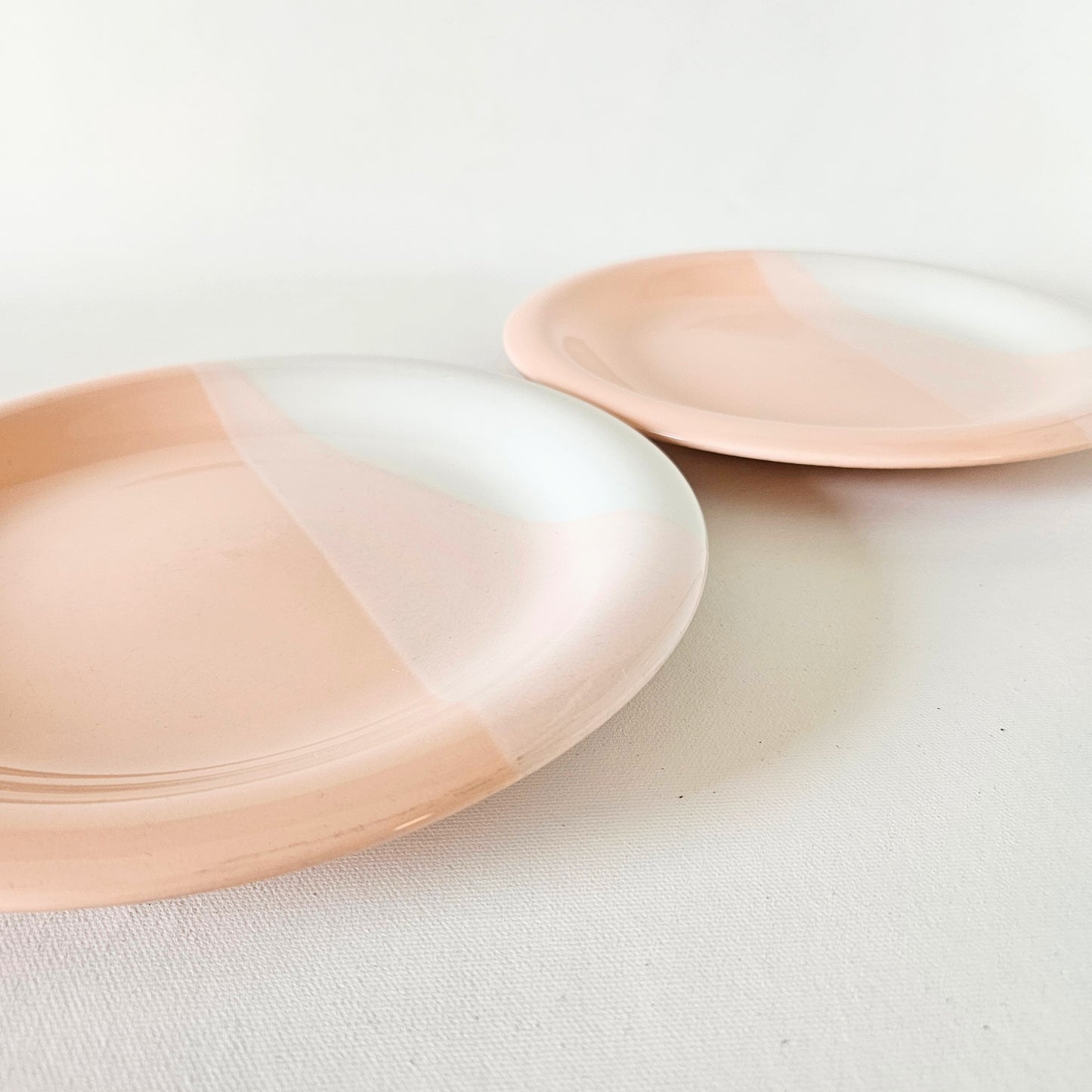 assiettes à dîner vintage Trio, Japan x2