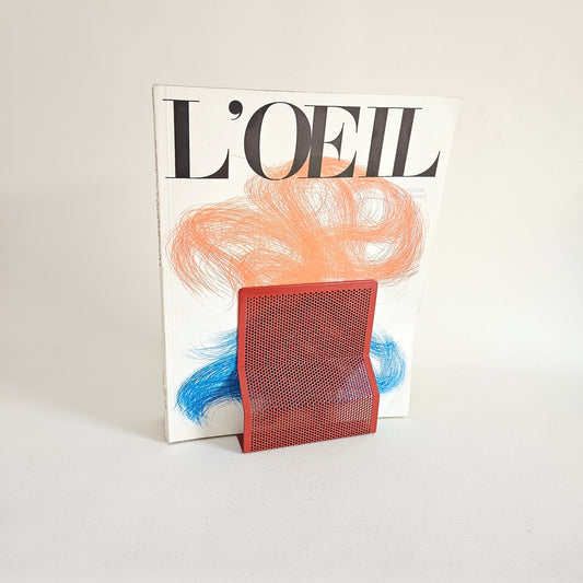 appuie-livres en métal ajouré
