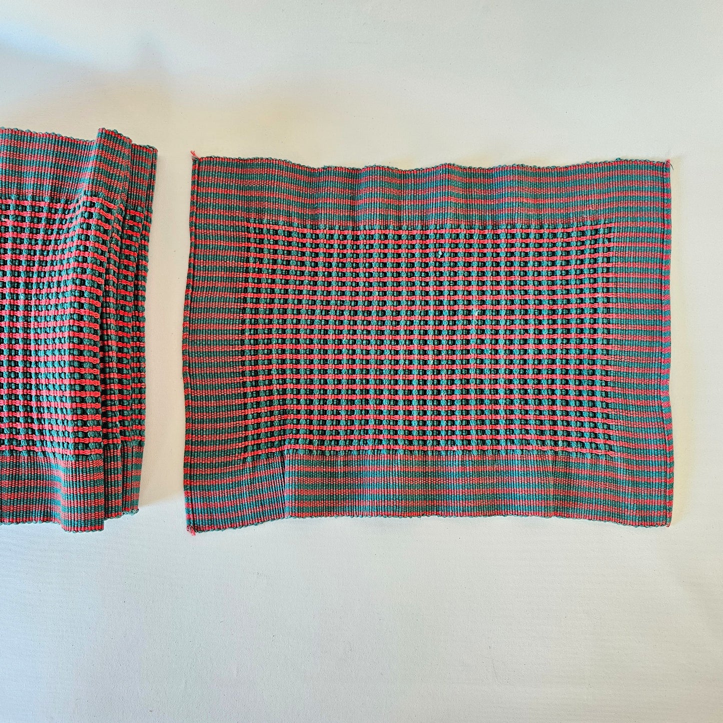 napperons tissés x5