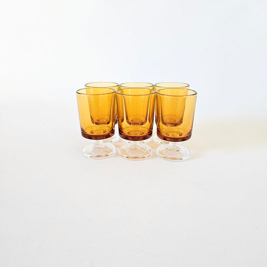 verres à shot ambré Luminarc x6