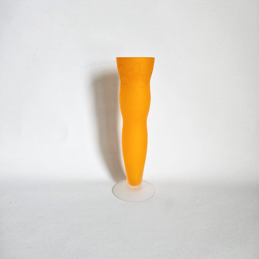 soliflore vintage wavy en verre soufflé