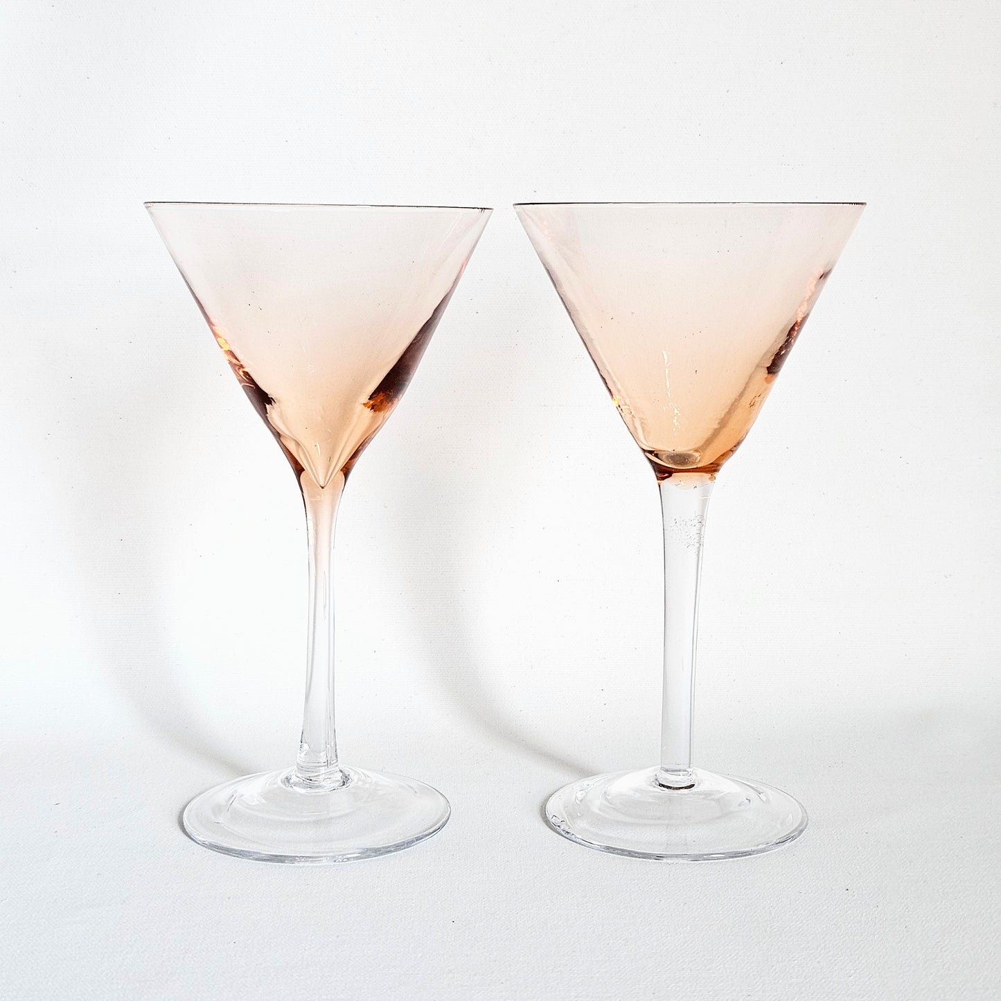 coupes à cocktail/martini x2