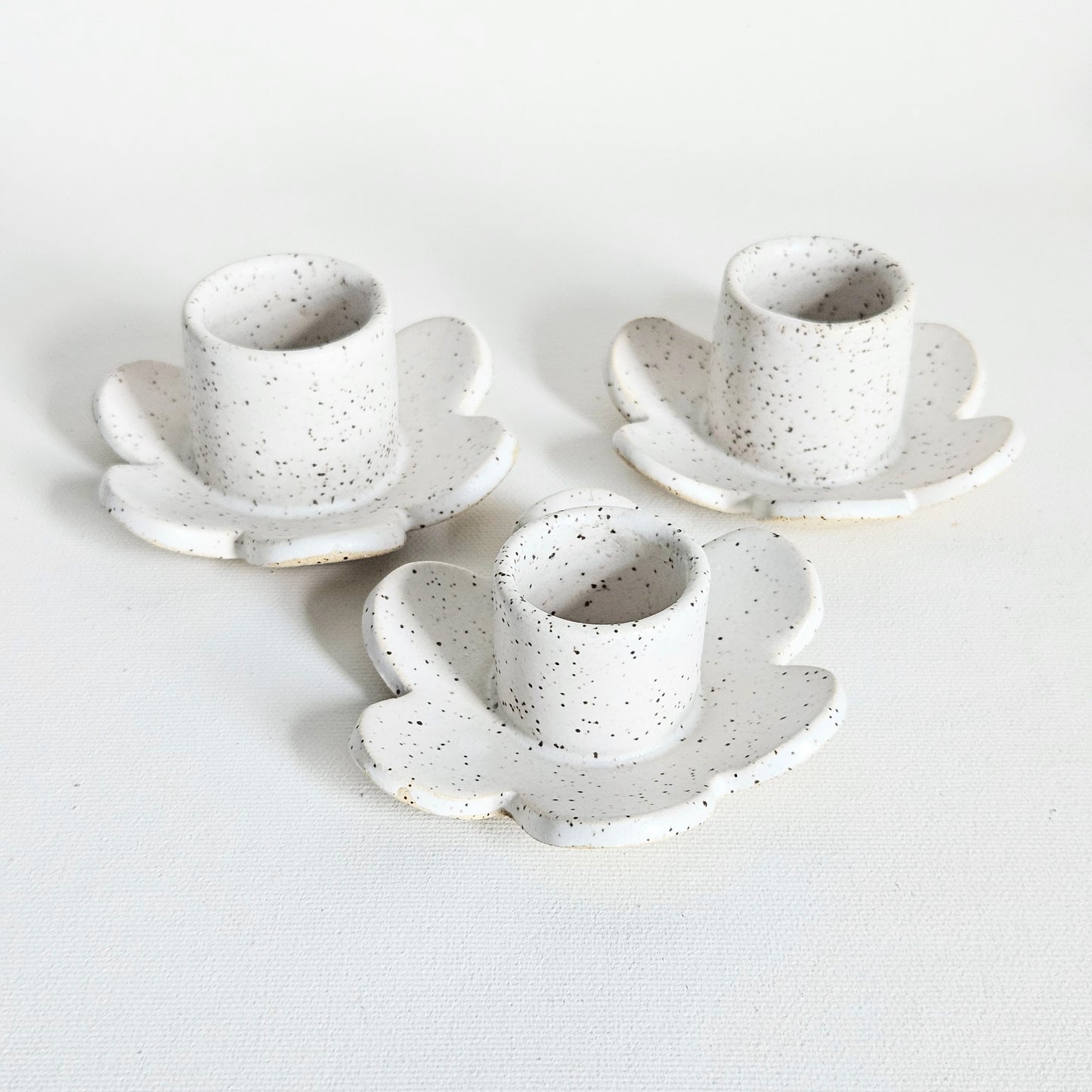bougeoir Fleur en céramique, Mini Pott