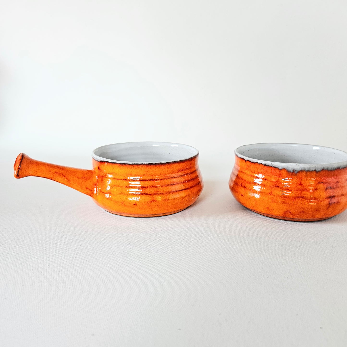 caquelons vintage en céramique, Argibec, Estriceram Canada Inc.  x2