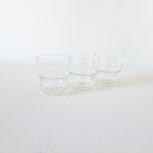 verres vintage x3