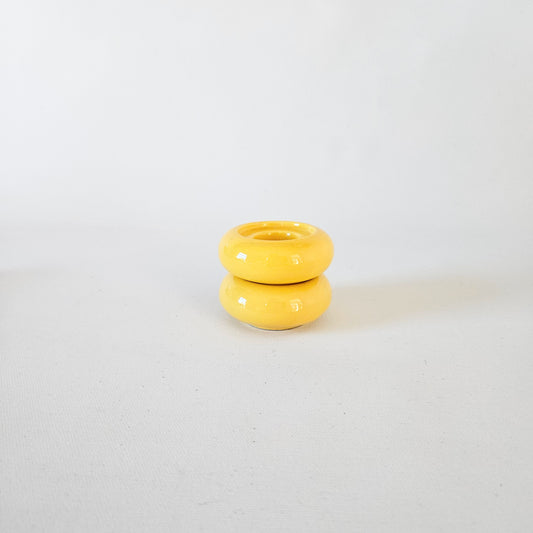 bougeoirs en céramique Point à la ligne x2