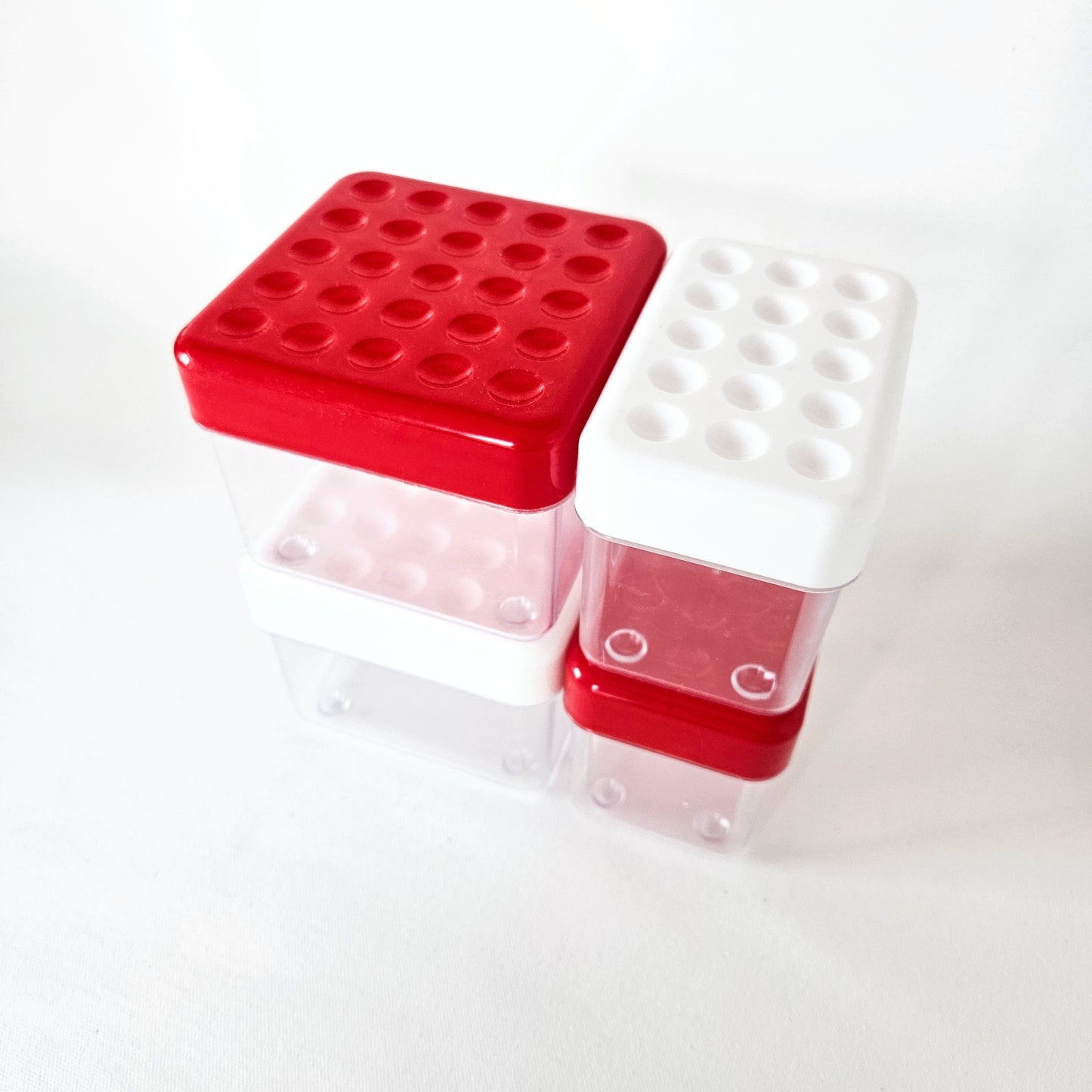 contenants-boîtes en plastique vintage x2