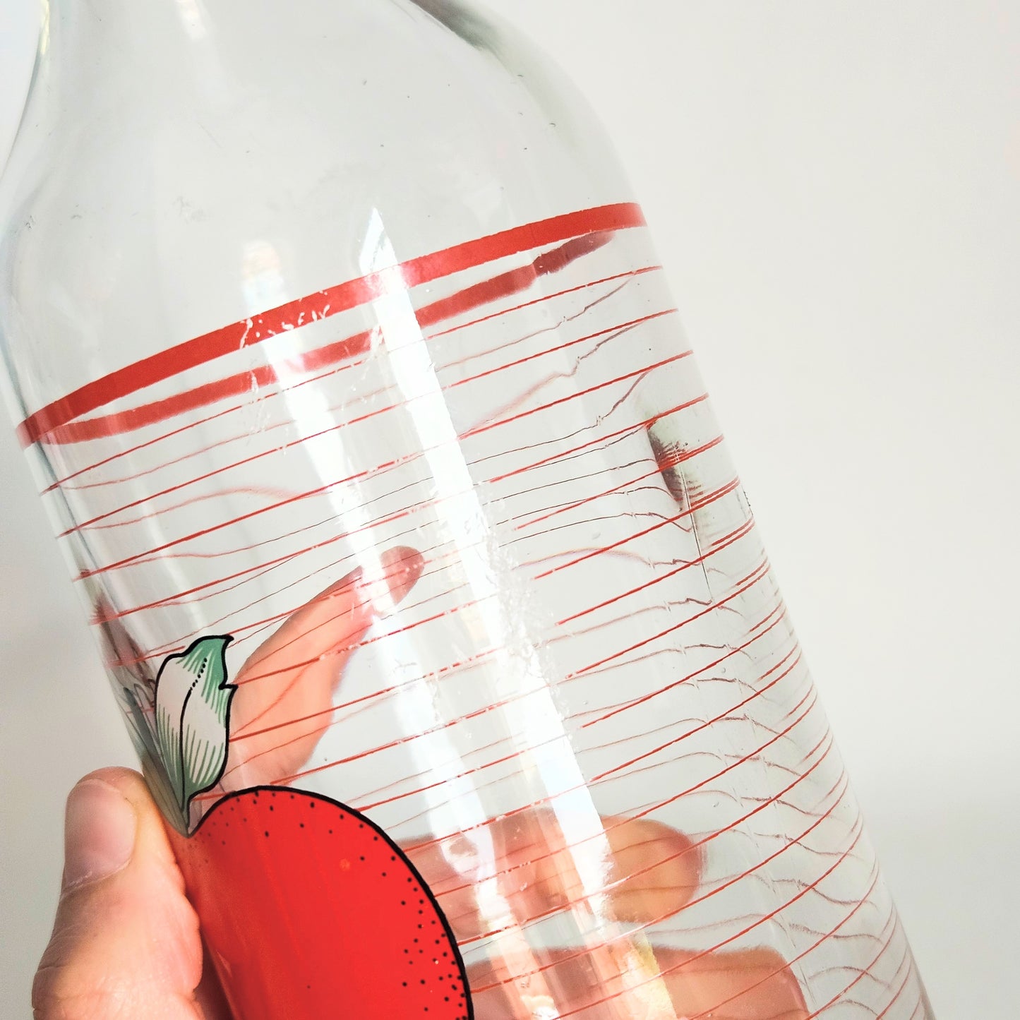 bouteille en verre Pommes