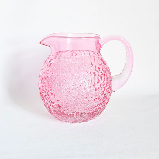 pichet en verre texturé, Teleflora