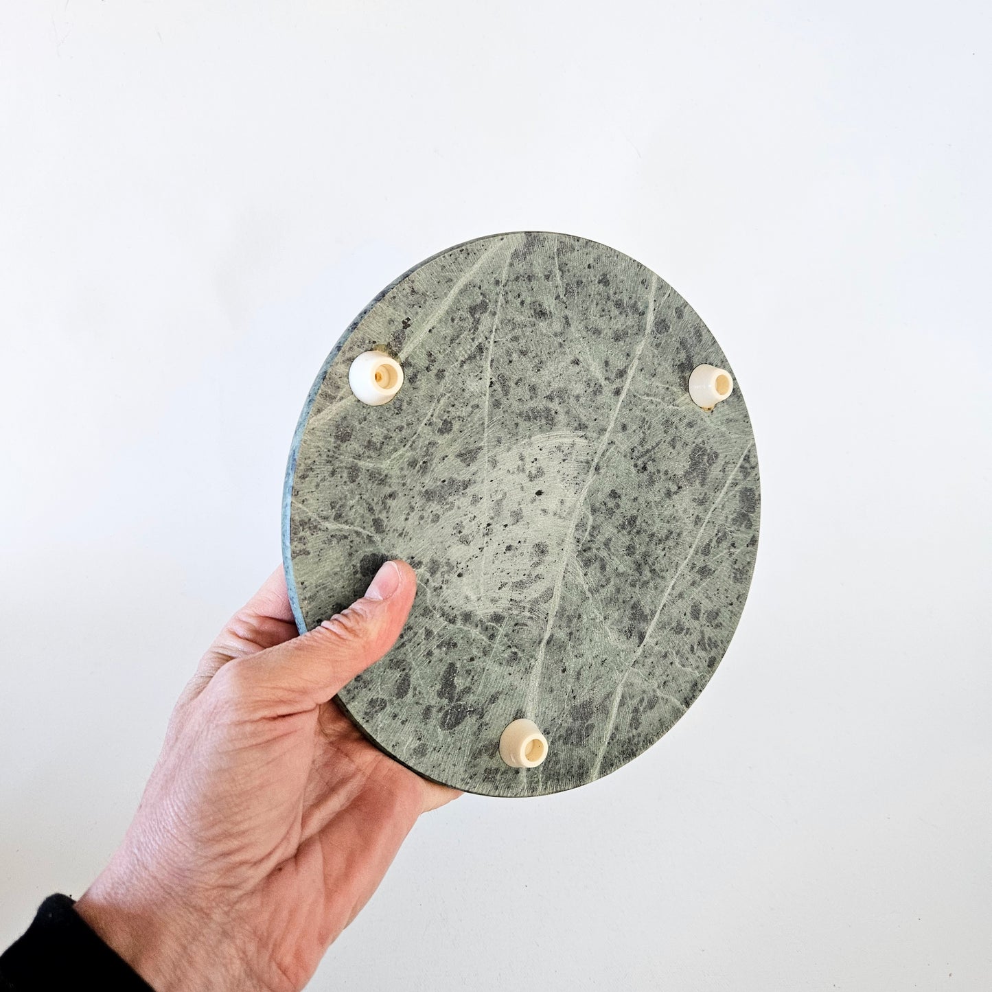 dessous de plat en marbre vert
