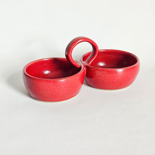 coupelle double en céramique artisanale