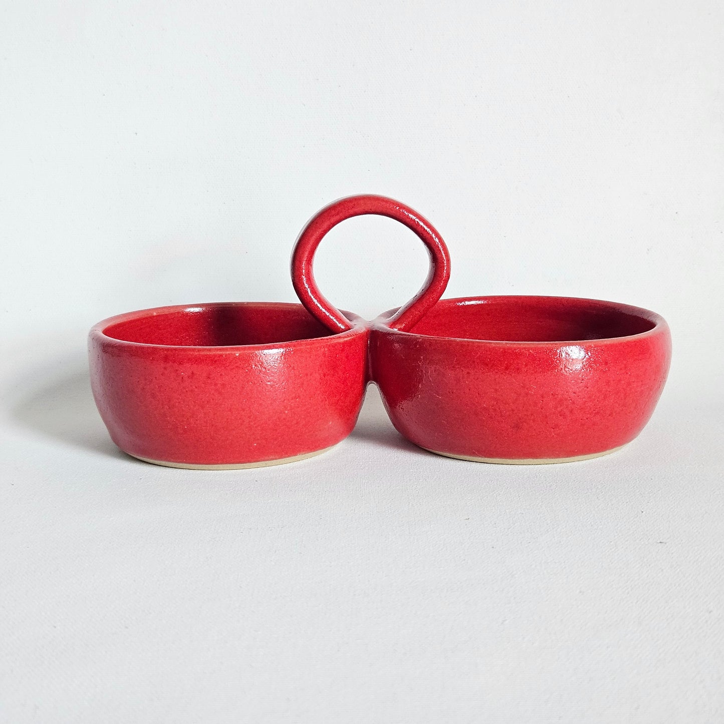 coupelle double en céramique artisanale
