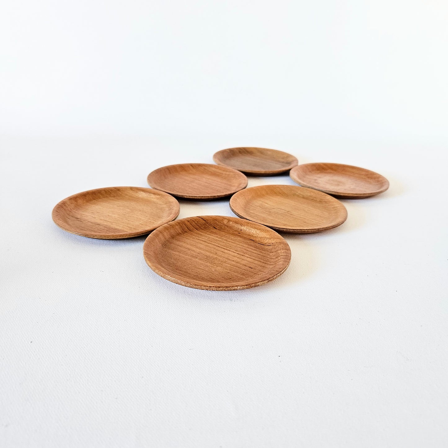 sous-verres en teck x6