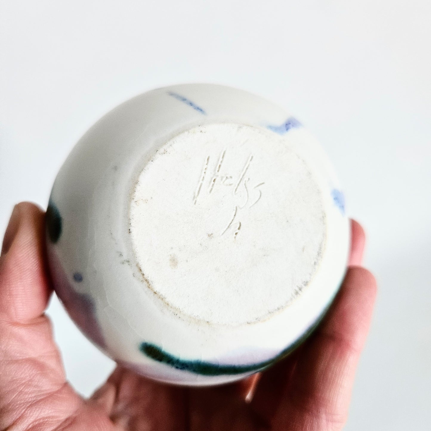 soliflore vintage en céramique Helga Mader