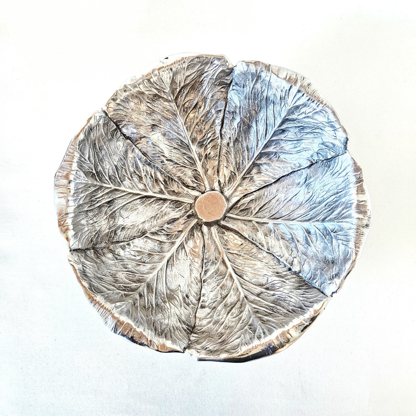 saladier/bol à fruits Chou en aluminium, Bruce Fox