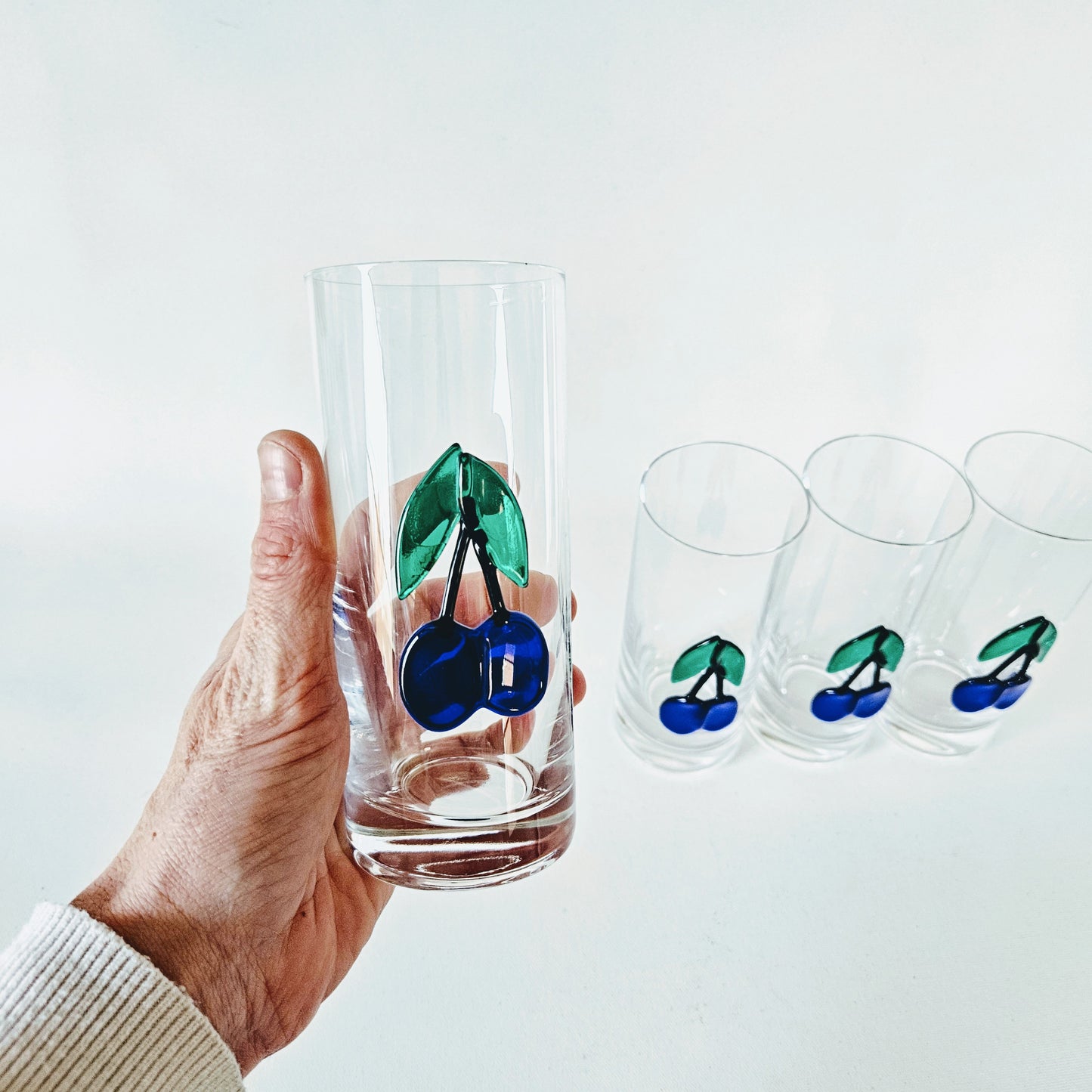 verres high ball Cerises x4