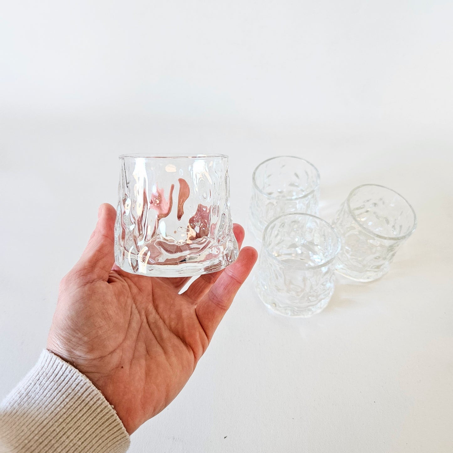 verres à whisky à bascule x4