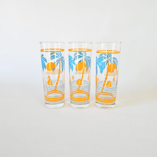 verres high ball Palmiers x3