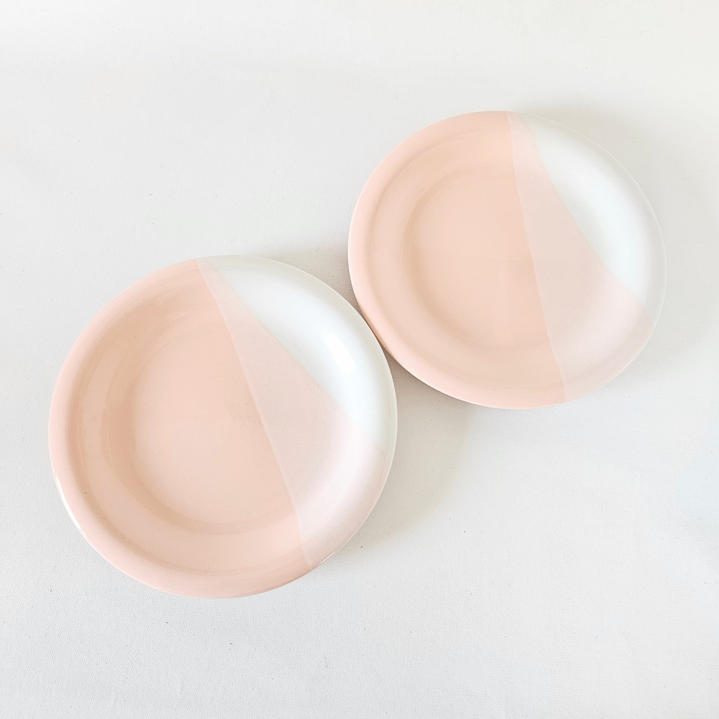 assiettes à dîner vintage Trio, Japan x2