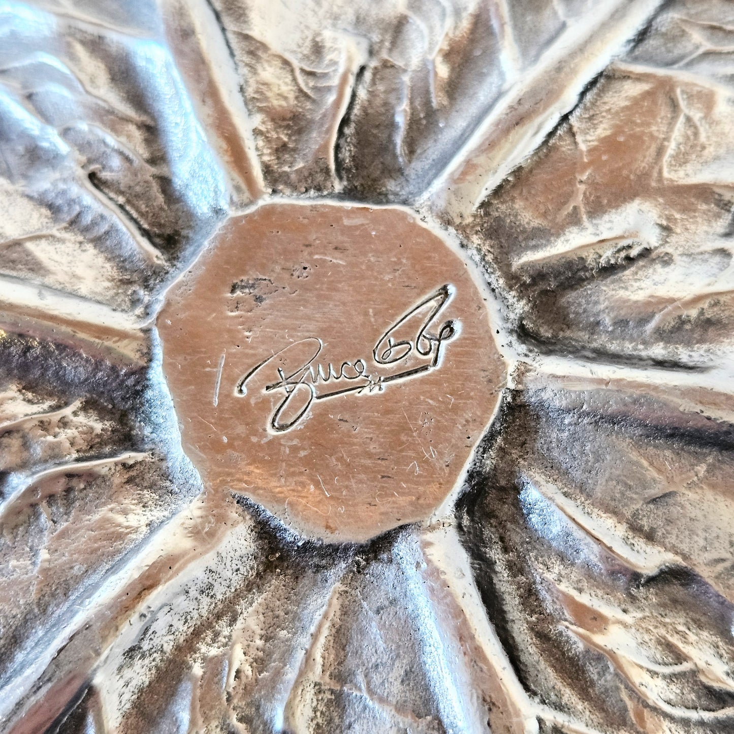 saladier/bol à fruits Chou en aluminium, Bruce Fox