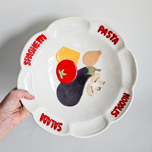 bol saladier vintage en céramique