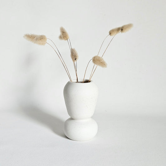 soliflore en céramique picotée